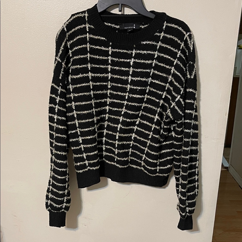 Striped Black and White Sweater